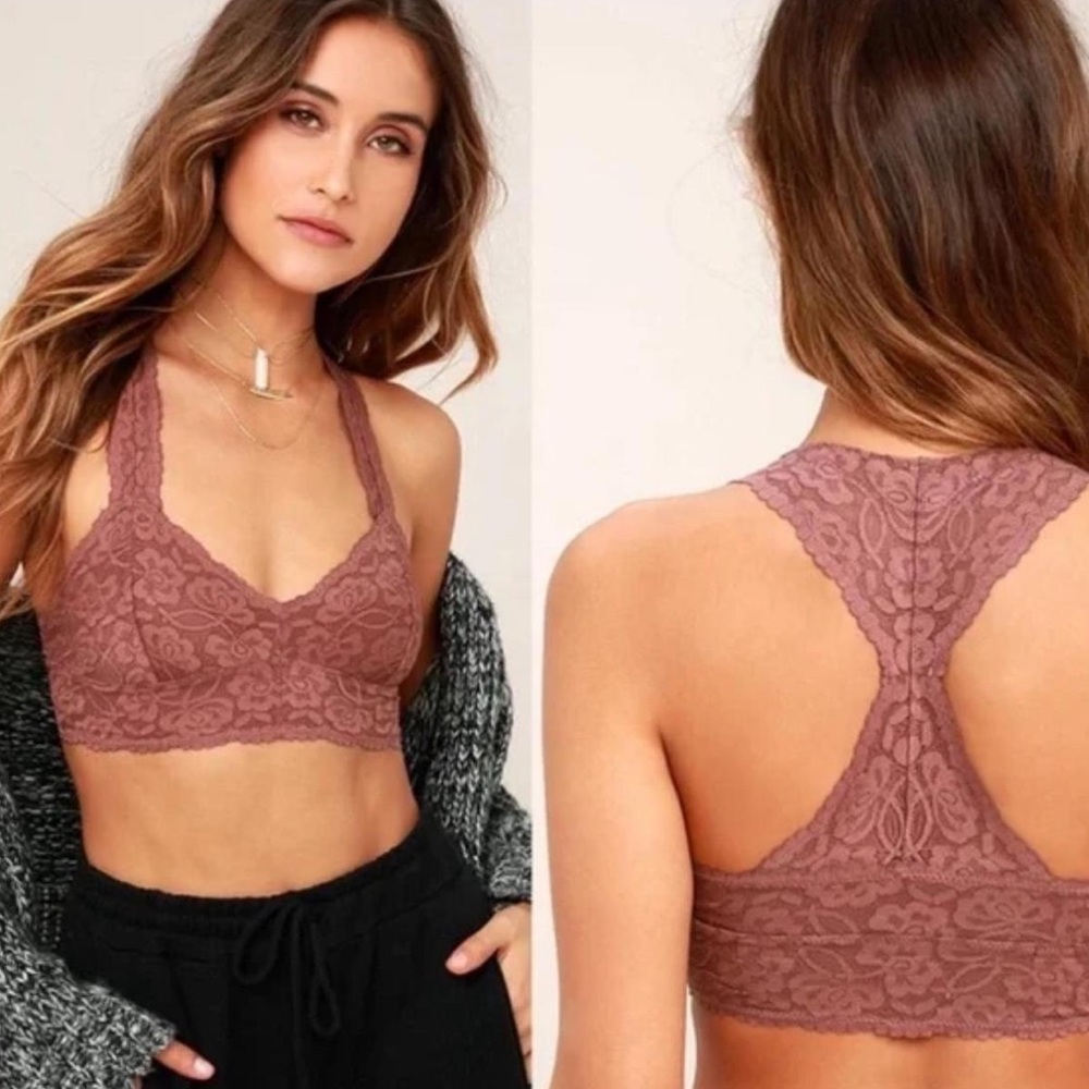 Free People Galloon Lace Racerback Bralette XS